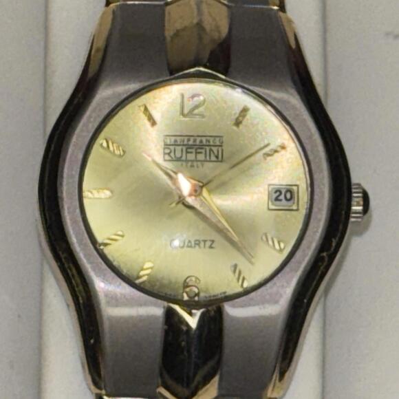 Gianfranco Ruffini Accessories - vintage Gianfranco Ruffini two-tone quartz wristwatch